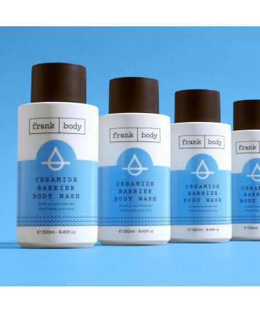 frank body Ceramide Barrier Body Wash | Deeply Hydrates & Soothes Dry Irritated Skin | With Ceramides Panthenol & Jojoba Oil | Vegan & Cruelty-Free | Peach Scent | 250ml/8.45 fl oz - Buy Online on GoSupps.com