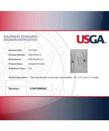 GoSports GS Premium Wooden Golf Tees - 3.25 Inch XL - Red - Buy Online on GoSupps.com