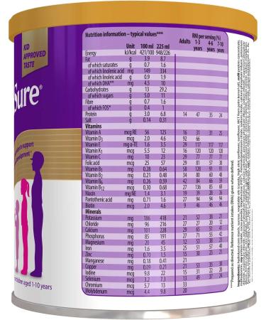 PediaSure Shake 400g Chocolate - Nutritional Supplement for Kids with Protein, Carbs & Essential Fatty Acids - Buy Online on GoSupps.com