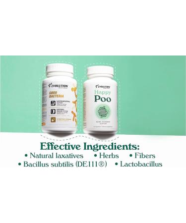 Evolution Advance Nutrition Happy Colon + Pro Daily Probiotic - Vegan & Gluten Free (30 Capsules) - Buy Online on GoSupps.com