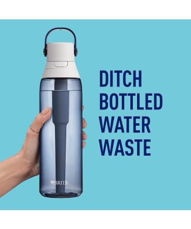Brita Insulated Filtered Water Bottle with Straw - 26 oz BPA-Free Plastic, Night Sky - Reusable & Portable - Buy Online on GoSupps.com