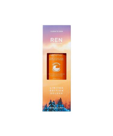 REN Clean Skincare Limited Edition Deluxe AHA Tonic - Pore Reducing Toner - Vegan & Cruelty Free - 16.9 Fl Oz - Buy Online on GoSupps.com