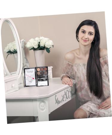 Mikinona Eyebrow Powder Cosmetic 1 Set Eyebrow Powder Set Makeup Brow Brush Makeup Eyebrow Powder Eyebrow Stickers Cosmetic 1 count (Pack of 1) As Shown - Buy Online on GoSupps.com