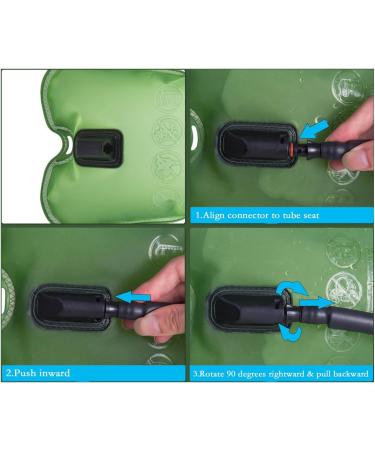 WACOOL 3L BPA Free Hydration Pack Bladder 100oz - Green, Leak-Proof Water Reservoir - Buy Online on GoSupps.com