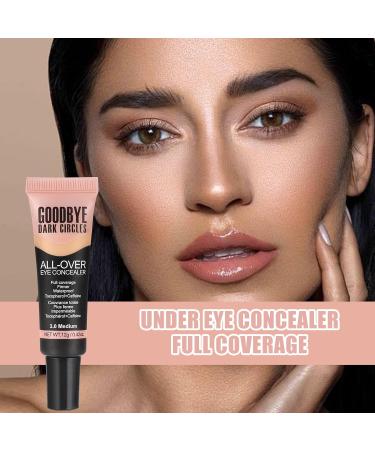 Esncddym Under Eye Concealer Full Coverage ConcealerLightweight 12G Eye Concealer Color correction makeup eye primer longlasting liquid foundation 30 medium C - Buy Online on GoSupps.com