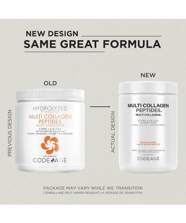 Codeage Multi Collagen Protein Powder Hydrolyzed Type I II III V X Grass Fed All in One Super Bone Broth and Collagen 8.9 Ounces - Buy Online on GoSupps.com
