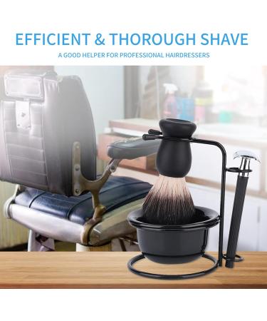 KUIKUI Professional Men's Beard Shaving Set - Safe Razor Brush Bowl & Stand for Mustache Grooming | International Shipping Available - Buy Online on GoSupps.com