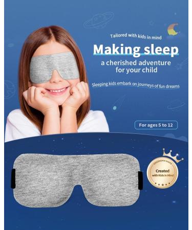 3D Sleeping Eye Mask for Kids | Super Soft Foam Sleep Mask for Teens | Lightweight Travel Blindfold with Adjustable Elastic Band - Buy Online on GoSupps.com