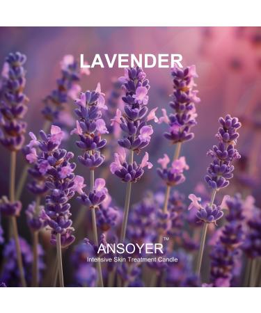 Massage Candle - Lavender - Soy & Hemp Seed Oil Body Oil - Relaxation Spa Candle - 1.77OZ - International Shipping Available - Buy Online on GoSupps.com