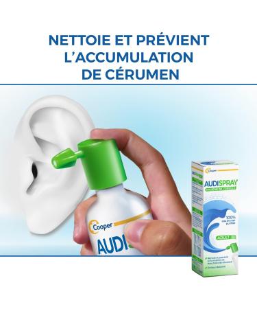 AUDISPRAY ADULT Regular hygiene of the ear 100 natural purified seawater made in France spray 50 ml 2 pieces - Buy Online on GoSupps.com