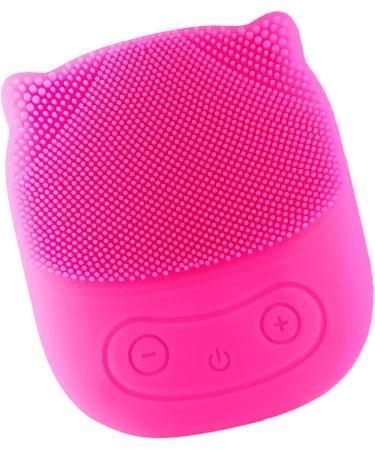 Face Wash Scrubber | Penguin Shape Electric Facial Cleansing Brush - Rechargeable Wash Brush for Deep Cleaning Skin Waterproof Skin Care Face Brushes Red - Buy Online on GoSupps.com