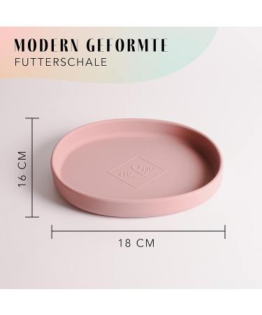 Buy NE & NO Food Bowl for Small Dogs & Puppies - Silicone Travel Bowl for Wet & Dry Food - Pink Camping Bowl - Buy Online on GoSupps.com
