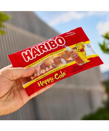 Haribo Happy Cola Gummy Candy Multipack No Artificial Colours - Pack of 18 Mini Bags (60g) Mixed-Fruit 18 Count (Pack of 1) - Buy Online on GoSupps.com