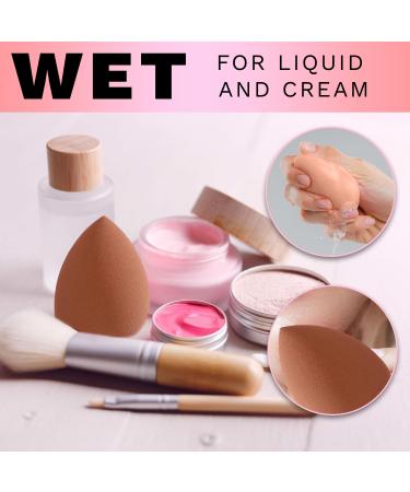 5 Piece Latex Free Makeup Sponges Set - Multicolored Oval Foundation Blenders for Liquid Cream & Powder Cosmetics - Ideal for Flawless Application - Buy Online on GoSupps.com