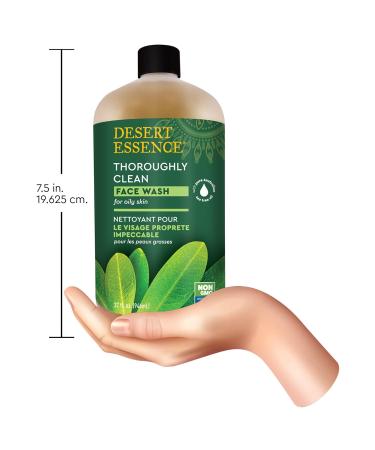 Desert Essence Tea Tree Oil Face Wash 32 Fl Oz - Hydrating & Non-Drying (Pack of 2) - Buy Online on GoSupps.com