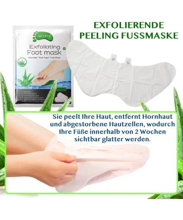 Footmaster Aloe Peeling Socks | Intensive Foot Care for Silky Feet | Remove Rough Skin & Cracks - 3 Pairs - Buy Online on GoSupps.com