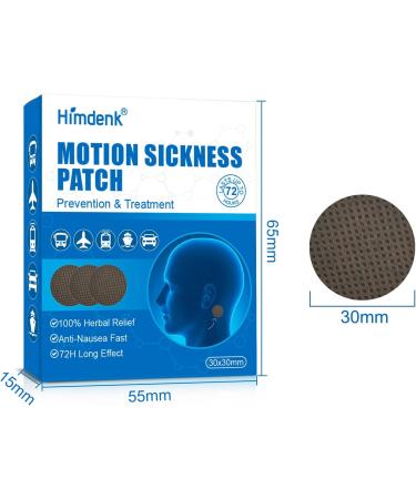 Himdenk Motion Sickness Patch - Natural Relief for Cars, Ships, Airplanes - 20 Count - Buy Online on GoSupps.com