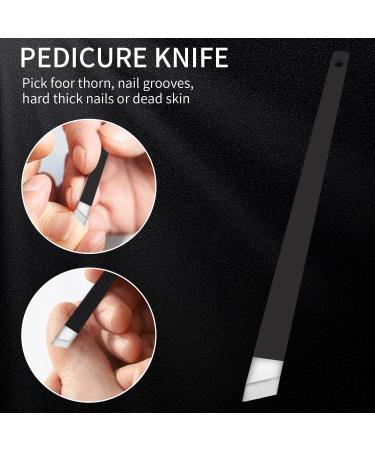Professional Foot Nail Clipper Set - Super Sharp Stainless Steel Nail Tongs for Thick & Ingrown Nails | Pedicure Foot Care | 2 Piece Nail Scissors & File - Buy Online on GoSupps.com