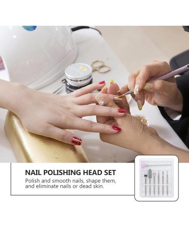 Lurrose Electric Nail File Electric Nail File Nail Drill Bits Bits Electric Manicure Head for Home Salon Manicure Pedicure Polishing Art Tool Ceramics Tools Nail Accessories - Buy Online on GoSupps.com