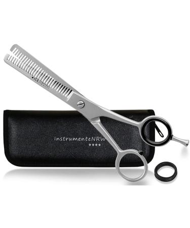 Premium Effilier scissors - modeling scissors - hairdressing scissors - hairstyle - thinning with a practical storage case (No. 1 6 inch thinning 2 -sided)