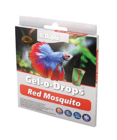 Dupla Ornamental Fish Food Gel-o-Drops Red Mosquito - 12 x 2 g - The added red mosquito larvae are very popular as fish food