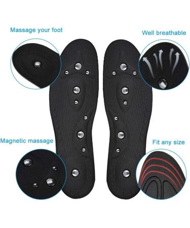 Bionic Magnet Therapy Insoles | Fatigue-Relieving Foot Massage | Unisex Shoe Inserts (L(42-46)) - Buy Online on GoSupps.com