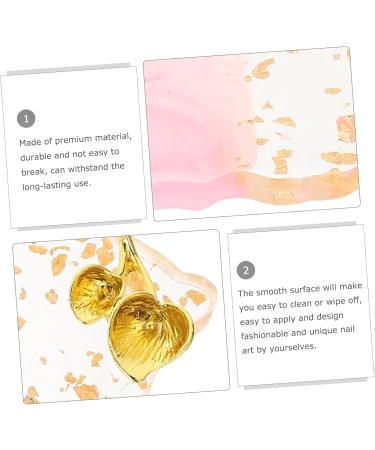  Ipetboom Ipetboom Nail Palette Nail Art Mixing Palette Manicure Drawing Color Flat Nail Tray Polish Tray Nail Display Tray Resin Mixing Tray with Nails - Buy Online on GoSupps.com