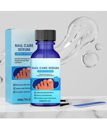 S rum de soin des ongles renforce et nourrit 30 ml traitement contre l s champignons des ongl s d s pieds soin d s ongles contre les champignons r duit la d coloration les cuticules s ch - Buy Online on GoSupps.com