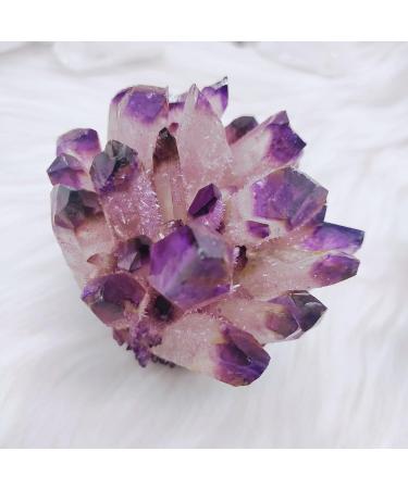 for Natural Crystal Cluster Amethyst Specimen Ore Purple Quartz Stone Raw Crystals Home Crystal Cluster (Size : 300-400g) - Buy Online on GoSupps.com