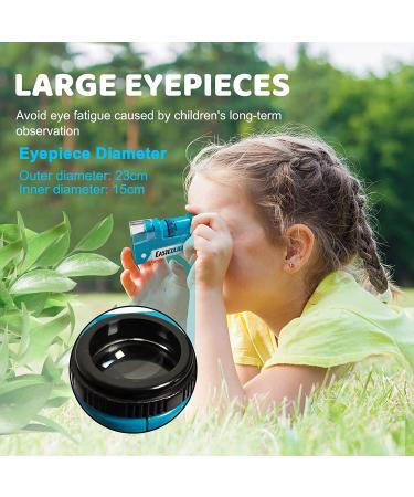 Pocket Microscope for Kids - 50x Zoom Handheld Science Toy for Ages 4+ - Interactive Learning Exploration Gift - Mini Stemscope with Light - Buy Online on GoSupps.com