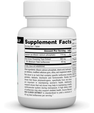 Buy Source Naturals Red Clover Extract 500mg Tablets - 30 Count for Best Health Benefits | International Shipping Available - Buy Online on GoSupps.com