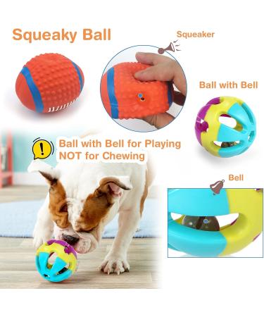 Puppy Toys Squeaky Dog Toys for Puppy Small Dogs 9 Pack Small Dog Toys Cute Calf Squeaky Toys Durable Puppy Teething Toys Puppy Chew Toys Balls Toys 100% Natural Cotton Rope Chew Toys Safe Non-Toxic - Buy Online on GoSupps.com