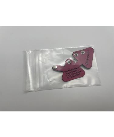 Copter Farm Dog Brand Bag | Custom Engraved Art & Real Leather | Pink Triangle Design for Dogs - Buy Online on GoSupps.com