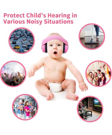 Buy Buddon Baby Ear Defenders Pink Earmuffs - One Size | Protect Your Baby's Ears Now! - Buy Online on GoSupps.com