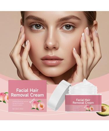 Facial hair removal cream - 50g painless facial shaving cream for women girls mothers wives beauty lovers travelers athletes for beards and eyebrows - Buy Online on GoSupps.com