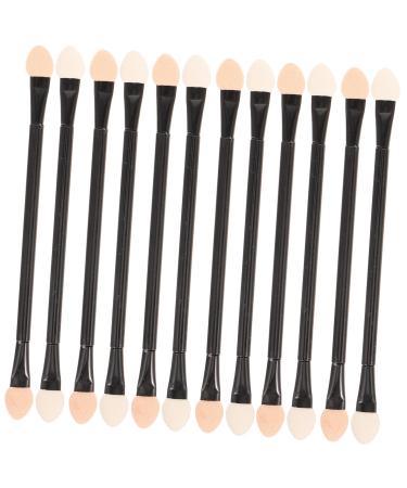 Hemoton 30pcs Disposable Eye Shadow Stick Cosmetic Brush Eyeshadow Brush Kit Eyeshadow Sponge Brush Double-ended Makeup Brush Cosmetic Tool Makeup Eyeshadow Brush Eye Shadow Applicator