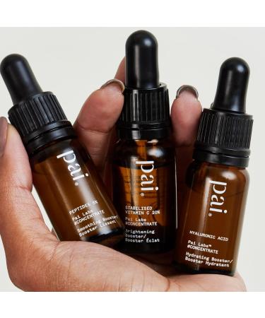 Pai Skincare - Booster Discovery Kit | Stabilised Vitamin C + Hyaluronic Acid + Peptides | Natural Vegan Sensitive Skincare (3 Piece Set) - Buy Online on GoSupps.com