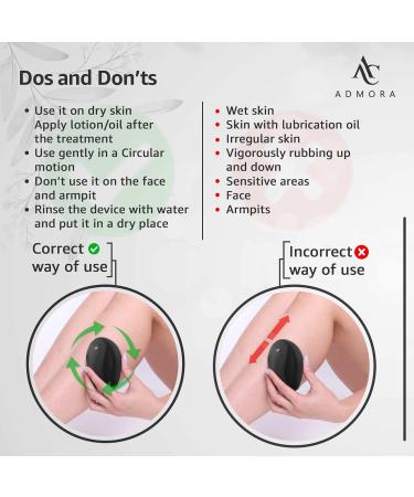 Crystal Hair Eraser: Safe & Portable Hair Removal Stone for Women & Men - Painless Exfoliator & Nail Filer - Coal Black - Buy Online on GoSupps.com