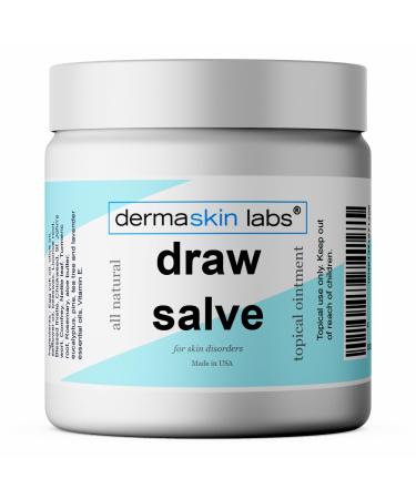 Drawing Salve for Boil Ease Cysts Splinters Burns Poison Ivy Ingrown Hair Fast Draw Ointment Made in the USA 4 Ounce (Pack of 1)