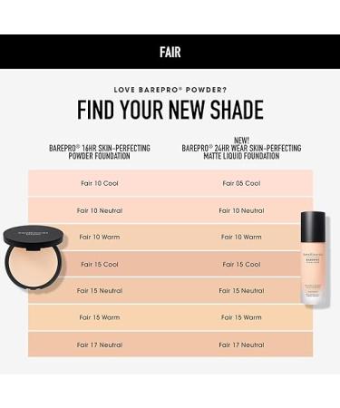 bareminerals Barepro 24HR Wear Matte Liquid Foundation Mineral SPF 20, Full Coverage Foundation Makeup for Mature Skin, Oil-Free, Vegan - Buy Online on GoSupps.com