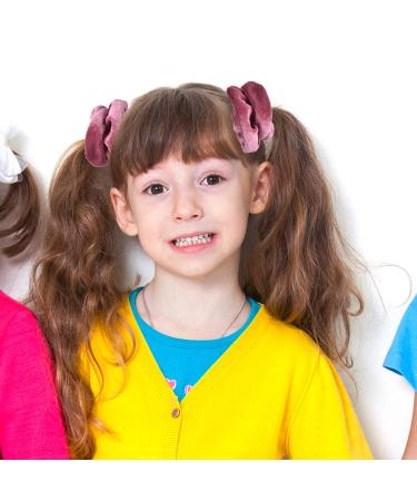 50 Colorful Scrunchy Hair Ties - Elastic Rubber Bands for Girls & Women | Ponytail Hair Jewelry - International Shipping Available - Buy Online on GoSupps.com