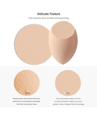 9 pcs Makeup Sponge Set - Latex-Free Beauty Blender Kit with Holder | Canvalite - Buy Online on GoSupps.com