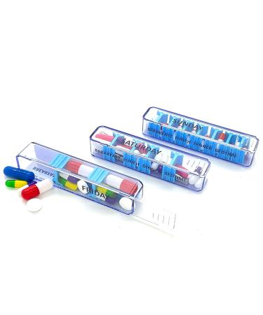 e-Pill Compact Travel Pill Organizer | Adjustable Medicine Pill Box for Easy Travel - World's First - Buy Online on GoSupps.com