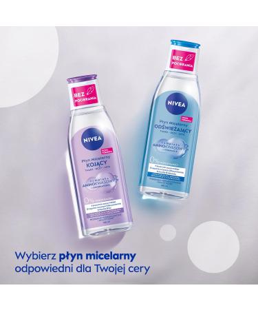 Nivea Calming Micellar Fluid 200ml - Amino Acid Complex & Dexpanthenol for Sensitive Skin | Odorless 1 Pack - Buy Online on GoSupps.com