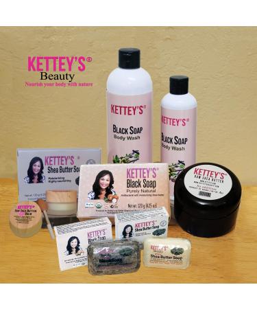 KETTEY S Raw Shea Butter Soap Bar - Nourishing Natural Soap for Glowing Skin | International Shipping Available - Buy Online on GoSupps.com