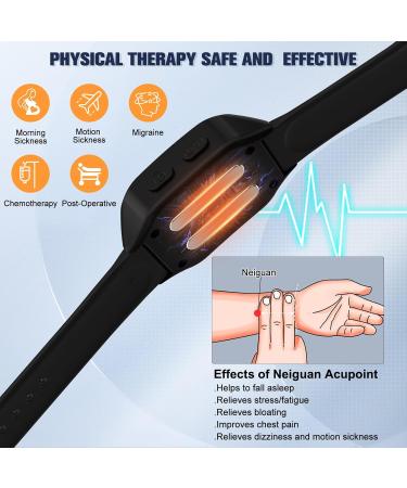 Mennyo Motion Sickness Wristband | Adjustable Acupressure Bracelet for Nausea Relief | Timer Function & 3 Steps | Effective for Morning Nausea & Motion Sickness - Buy Online on GoSupps.com