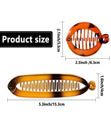 9-Piece French Banana Clip Hair Comb Set for Women - Black, Tortoise & Transparent Styles - Interlocking Styling Accessories - Buy Online on GoSupps.com