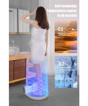 WEVRMQDY LXINDM Electric Full Body Dryer Waterproof Negative Ions Body Hair Heater Blow Dryer with Weighing Scale for Household Bathroom Health Spa Swimming Pool(White) - Buy Online on GoSupps.com