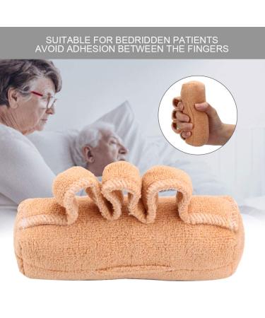 Fnggd Hand and Finger Contracture Cushion Palm Protector with Separators Hand Splint for Finger Contractures for Patient Palm Protect (Light Tan) - Buy Online on GoSupps.com