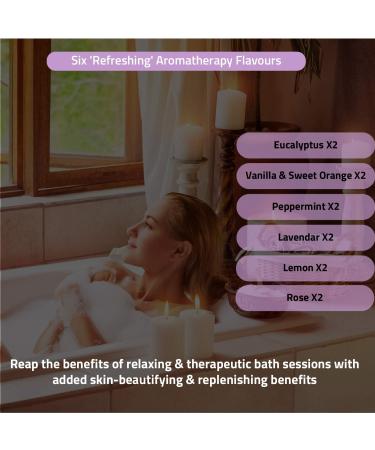 FreshWaft Set of 12 Shower Bombs - Aromatherapy Essential Oils for Home Spa - Shower Steamers Gift Set for Mom and Wife - Buy Online on GoSupps.com